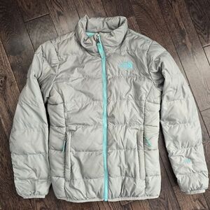The North Face Kids Gray Puffer Jacket